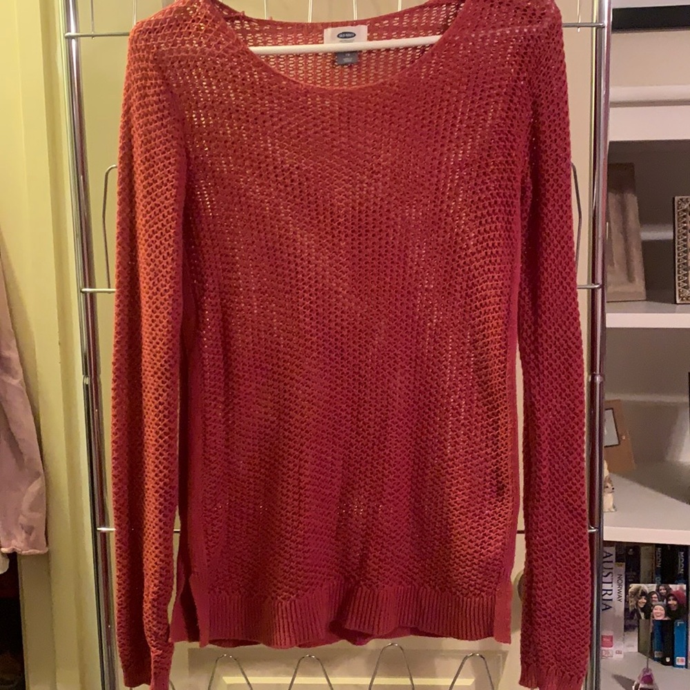 Rustic red sweater